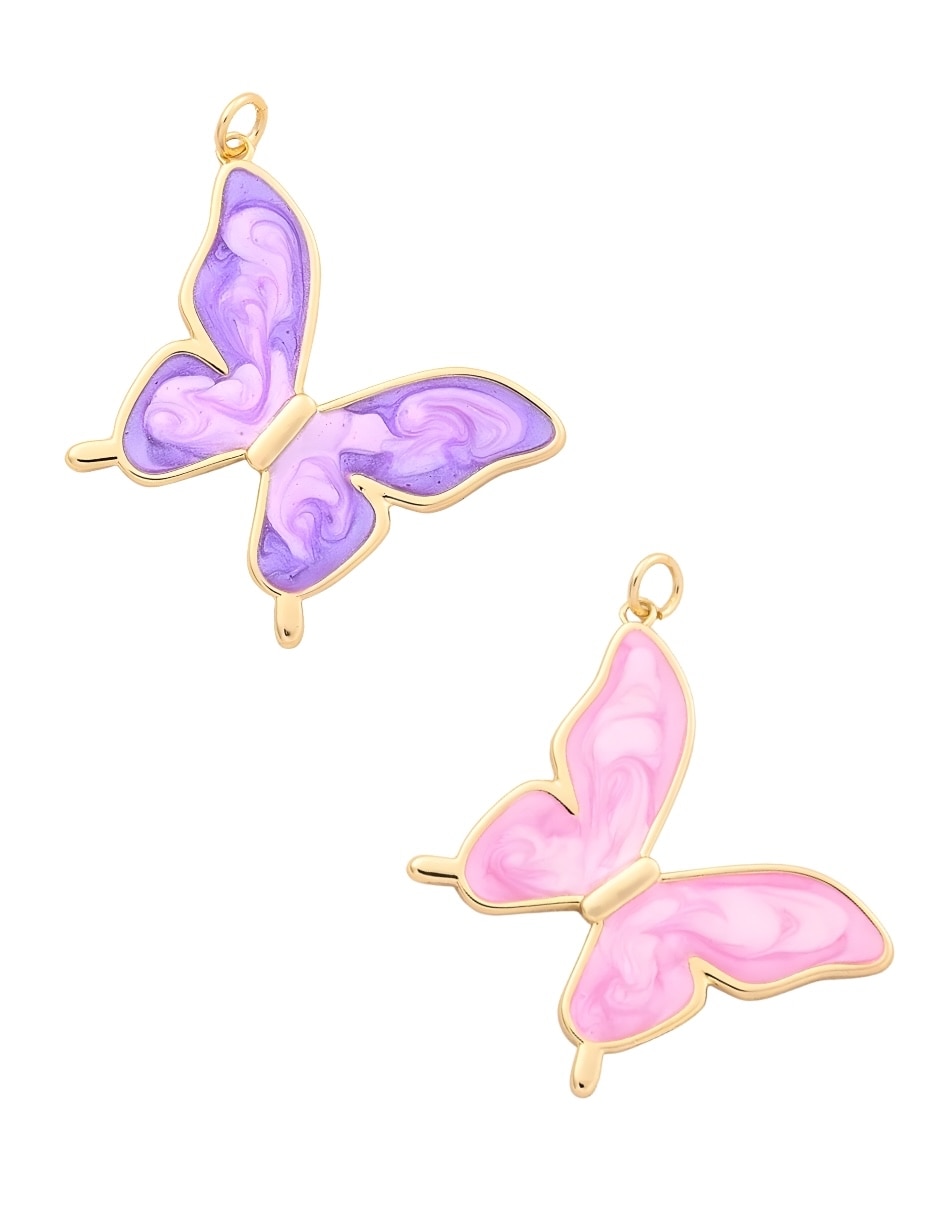 De mariposa zvezda aurore de metal 18 k
