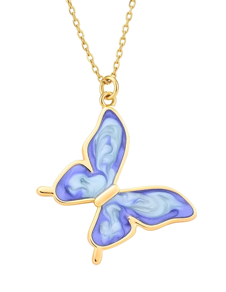 De mariposa zvezda aurore de metal 18 k