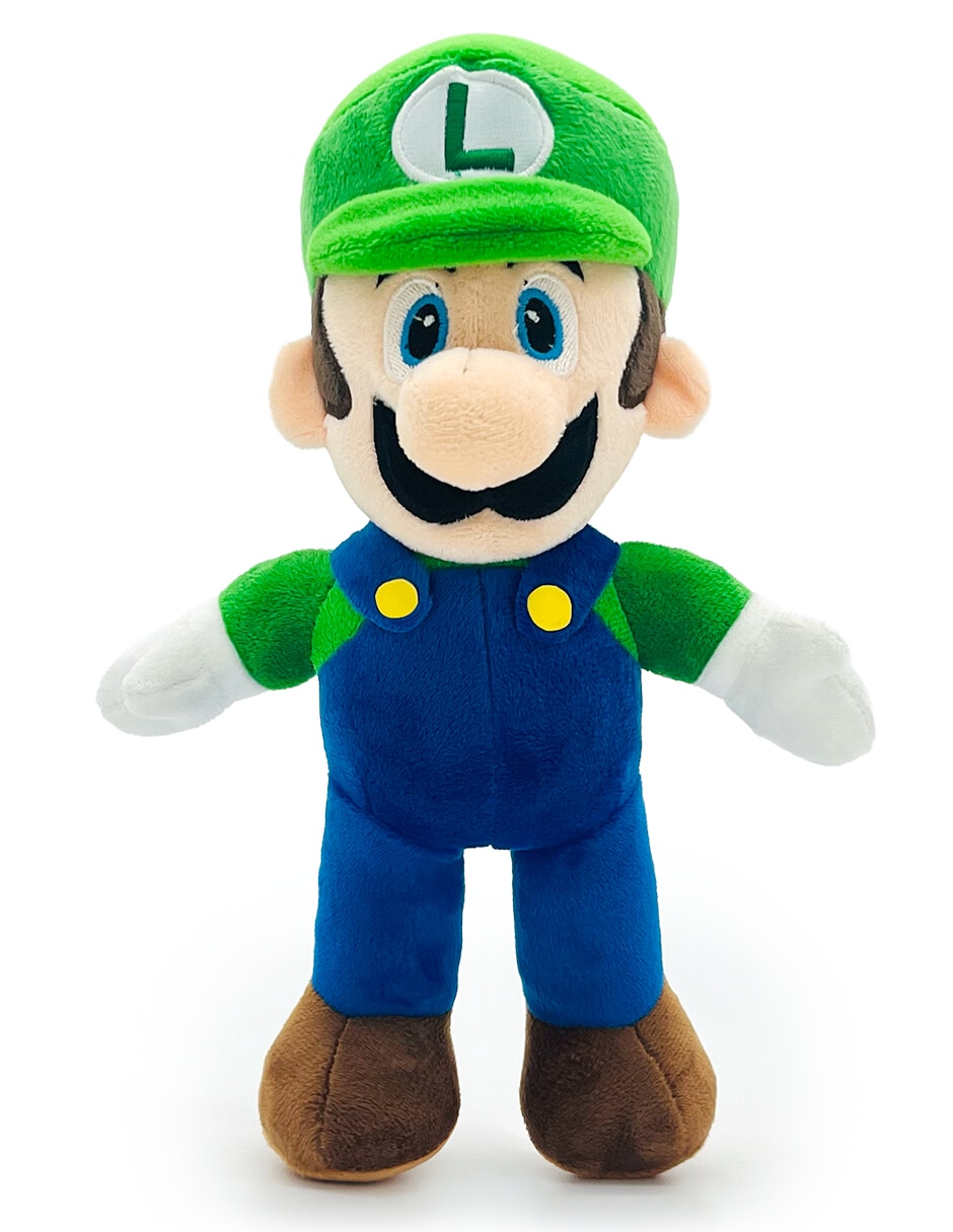 Peluche de luigi humano super mario galaxy de