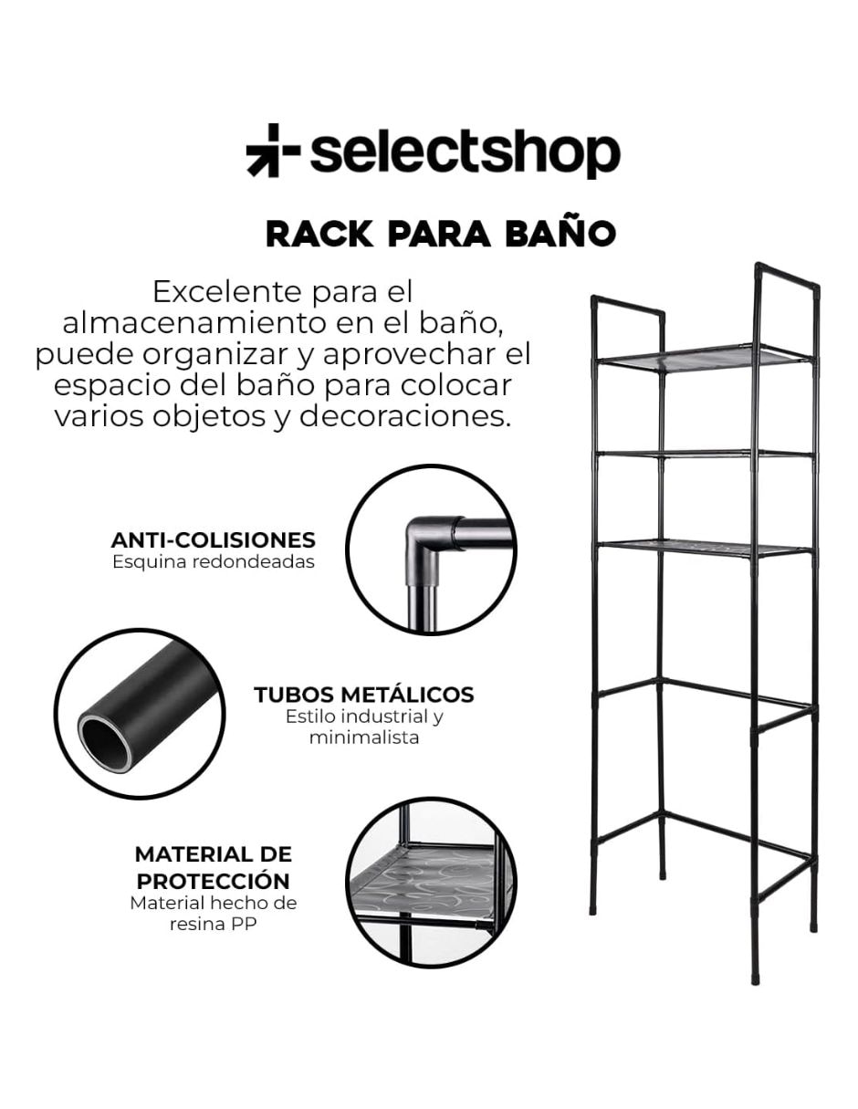 Organizador de baño?selectshop estantería