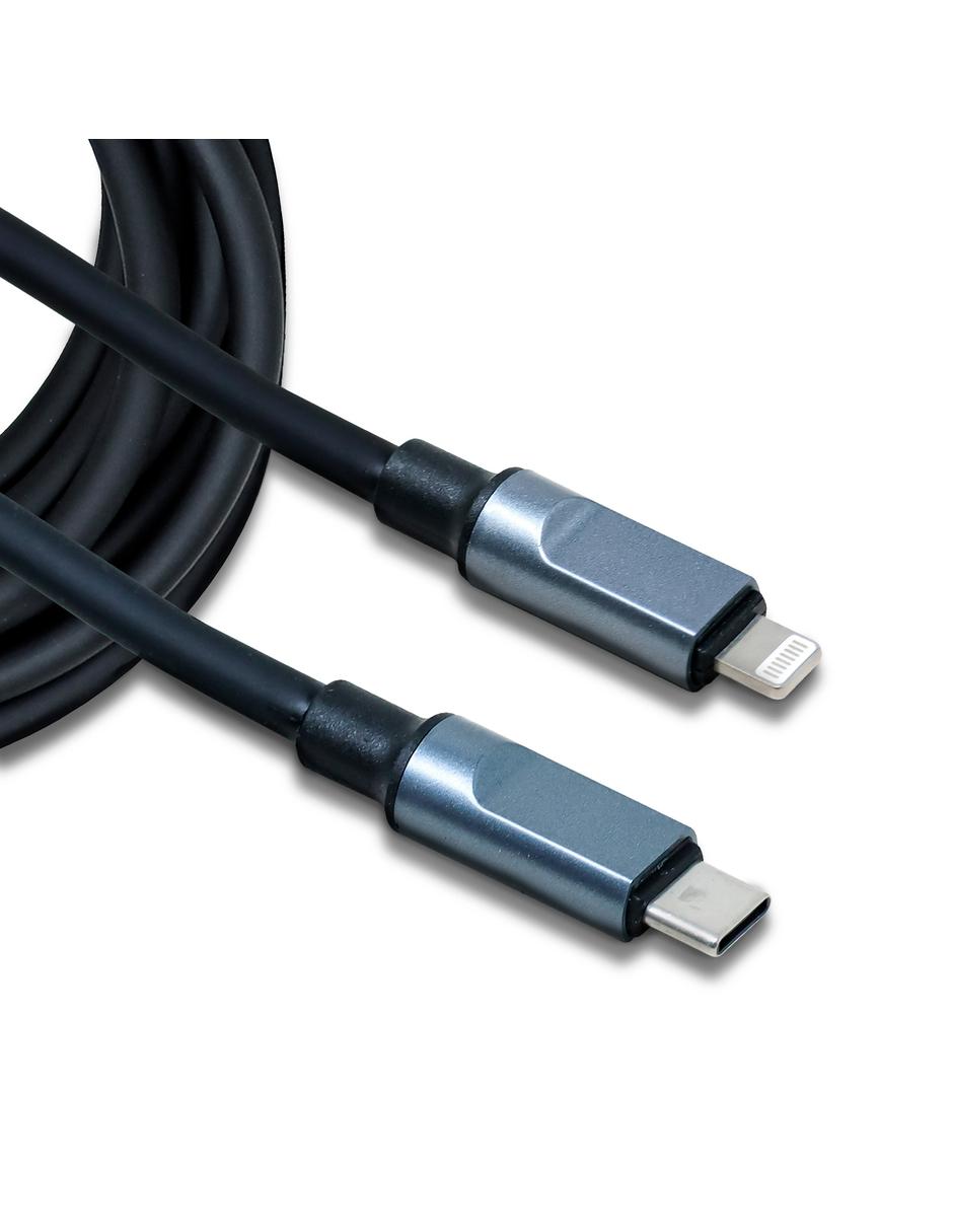 Cable lightning Black+decker a tipo USB C de 2 m