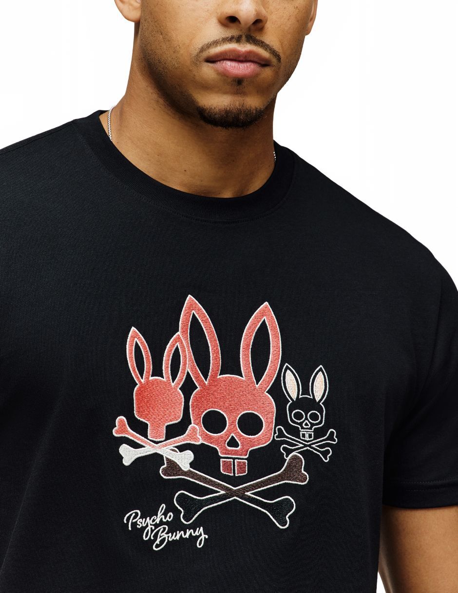 Playera psycho bunny cuello redondo para hombre