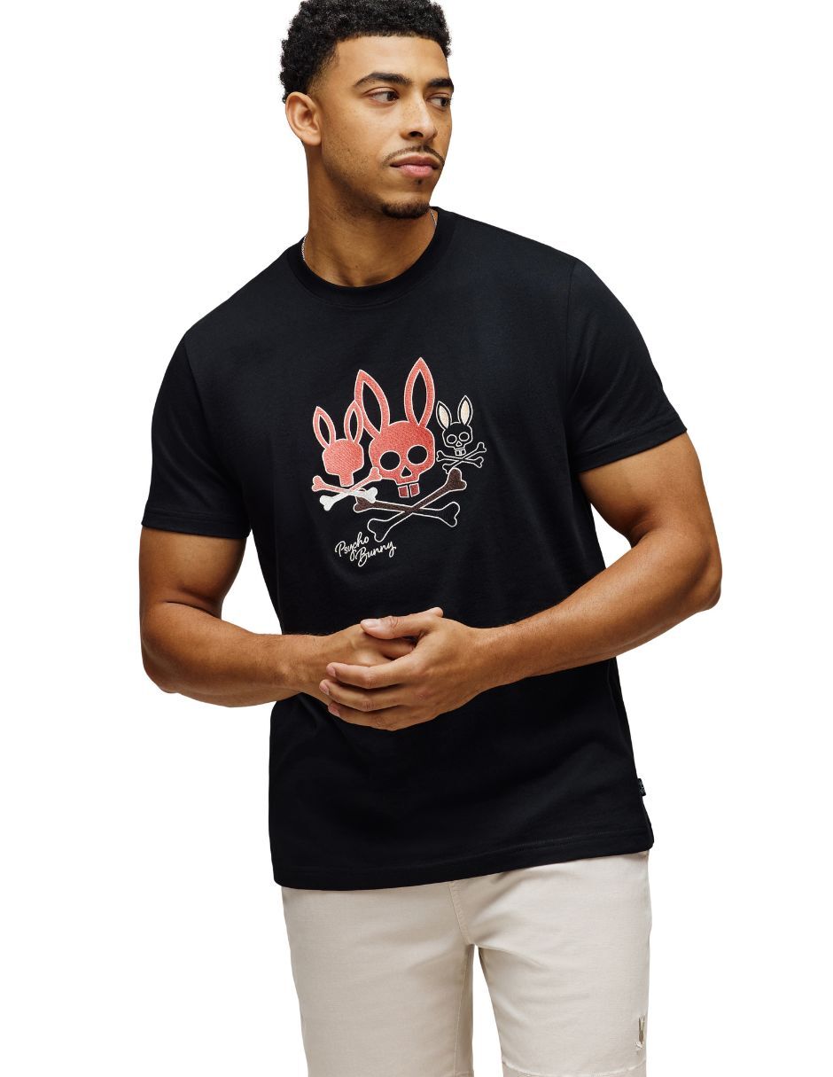 Playera psycho bunny cuello redondo para hombre