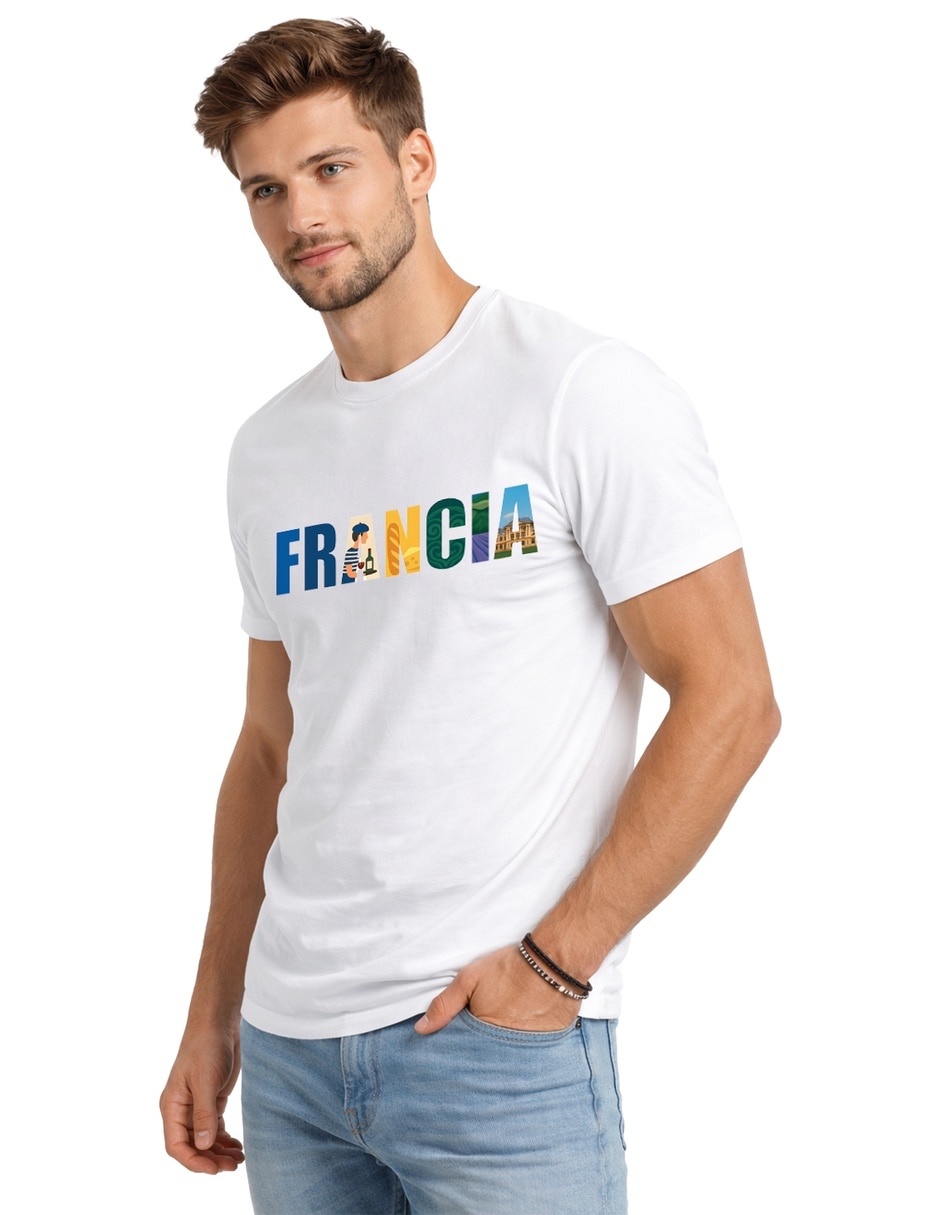 Playera cuello redondo para hombre 4