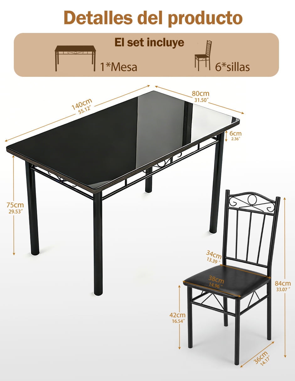 Comedor para 6 personas 8