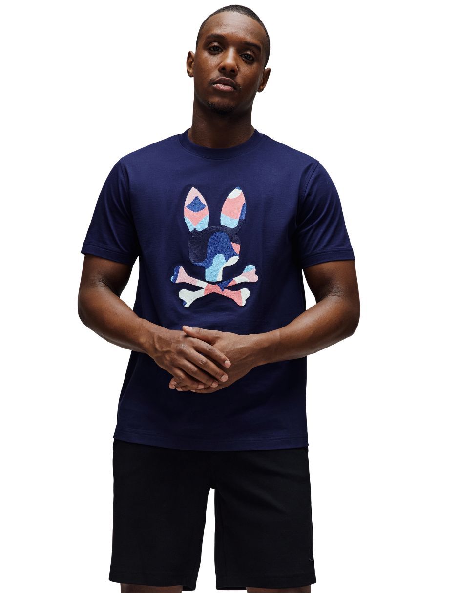 Playera psycho bunny cuello redondo para hombre