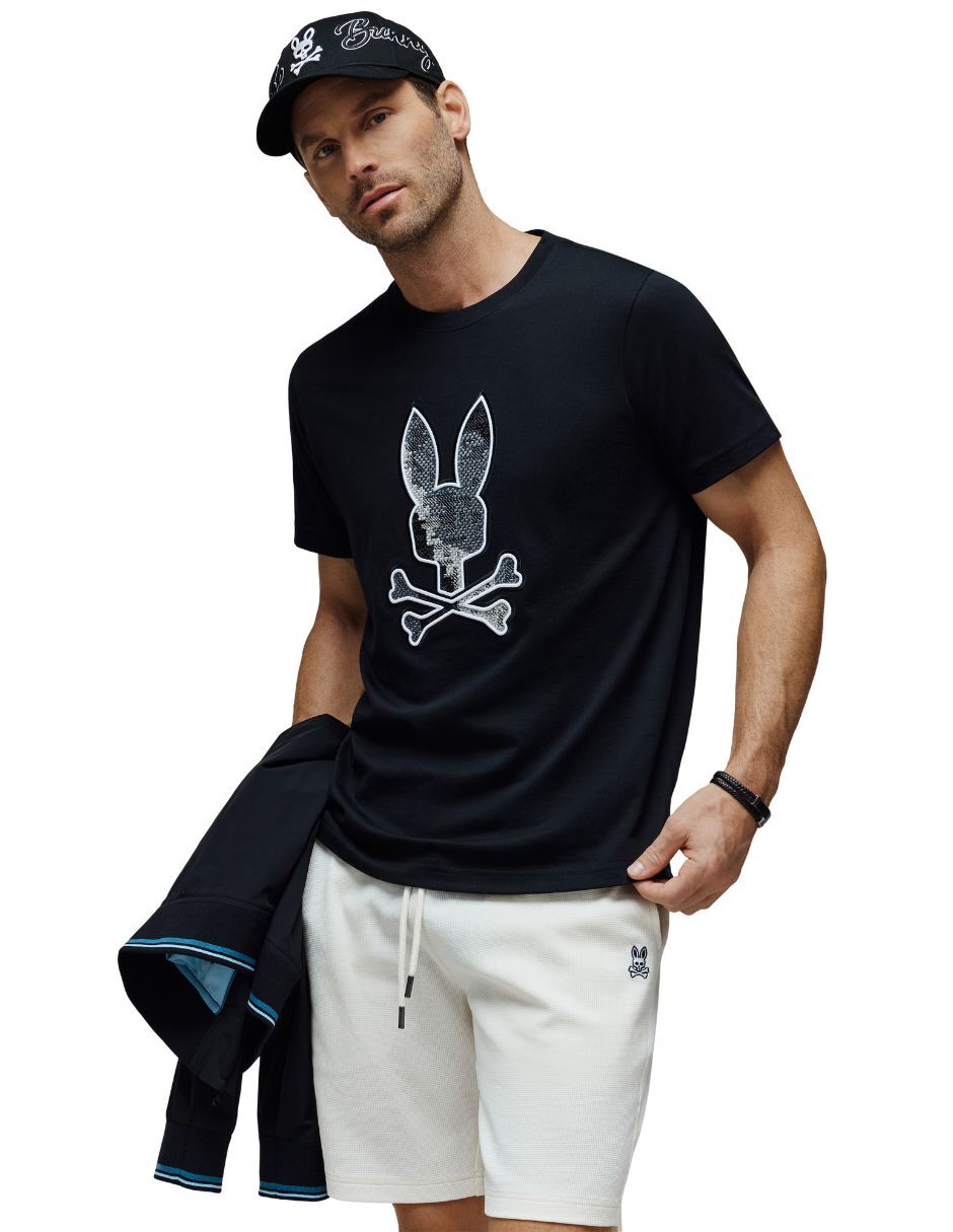 Playera psycho bunny cuello redondo para hombre