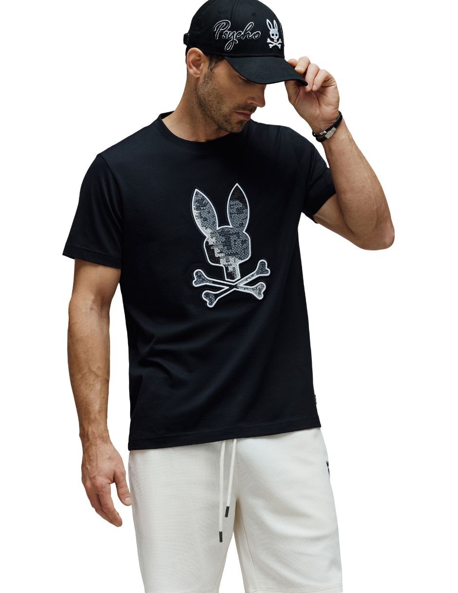 Playera psycho bunny cuello redondo para hombre
