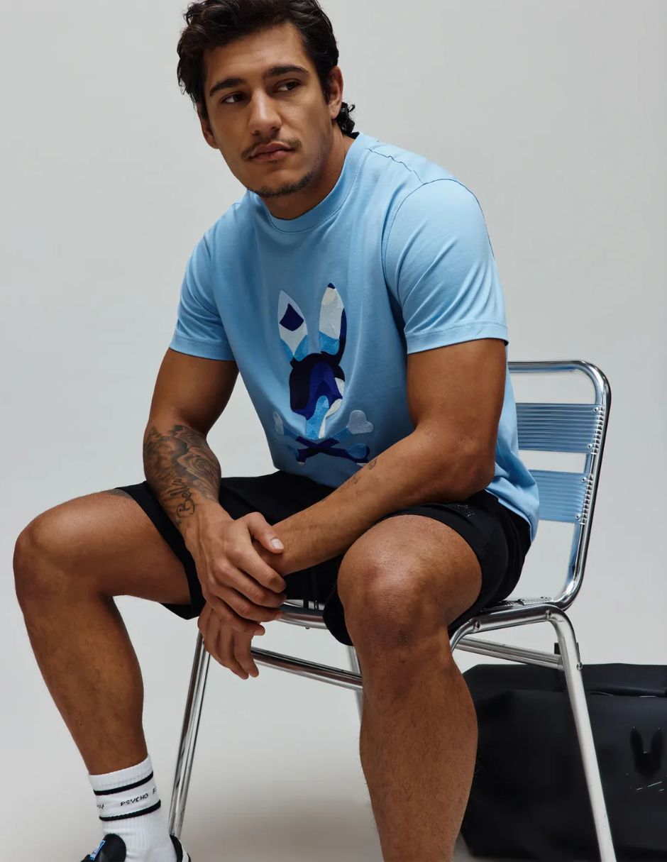 Playera psycho bunny cuello redondo para hombre