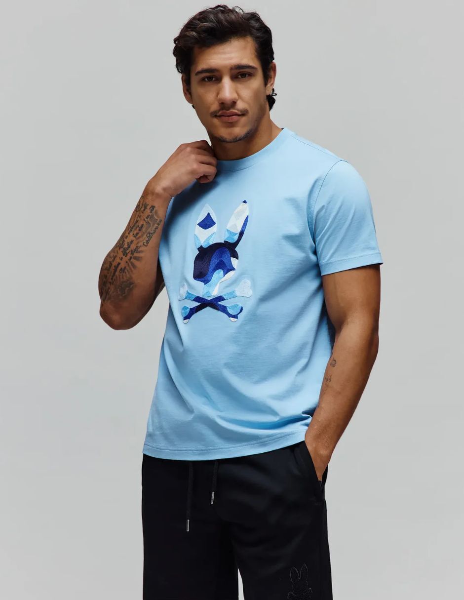 Playera psycho bunny cuello redondo para hombre