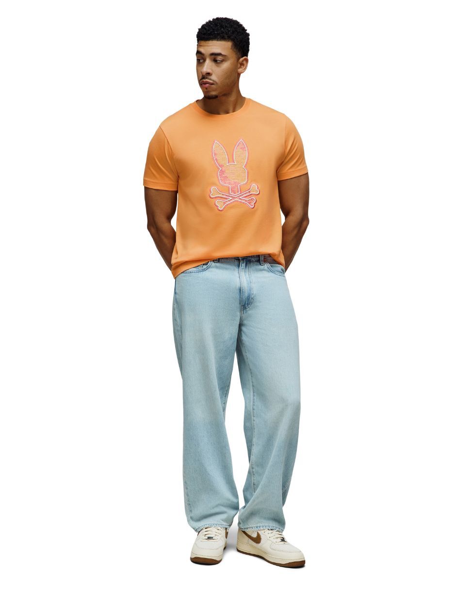 Playera psycho bunny cuello redondo para hombre