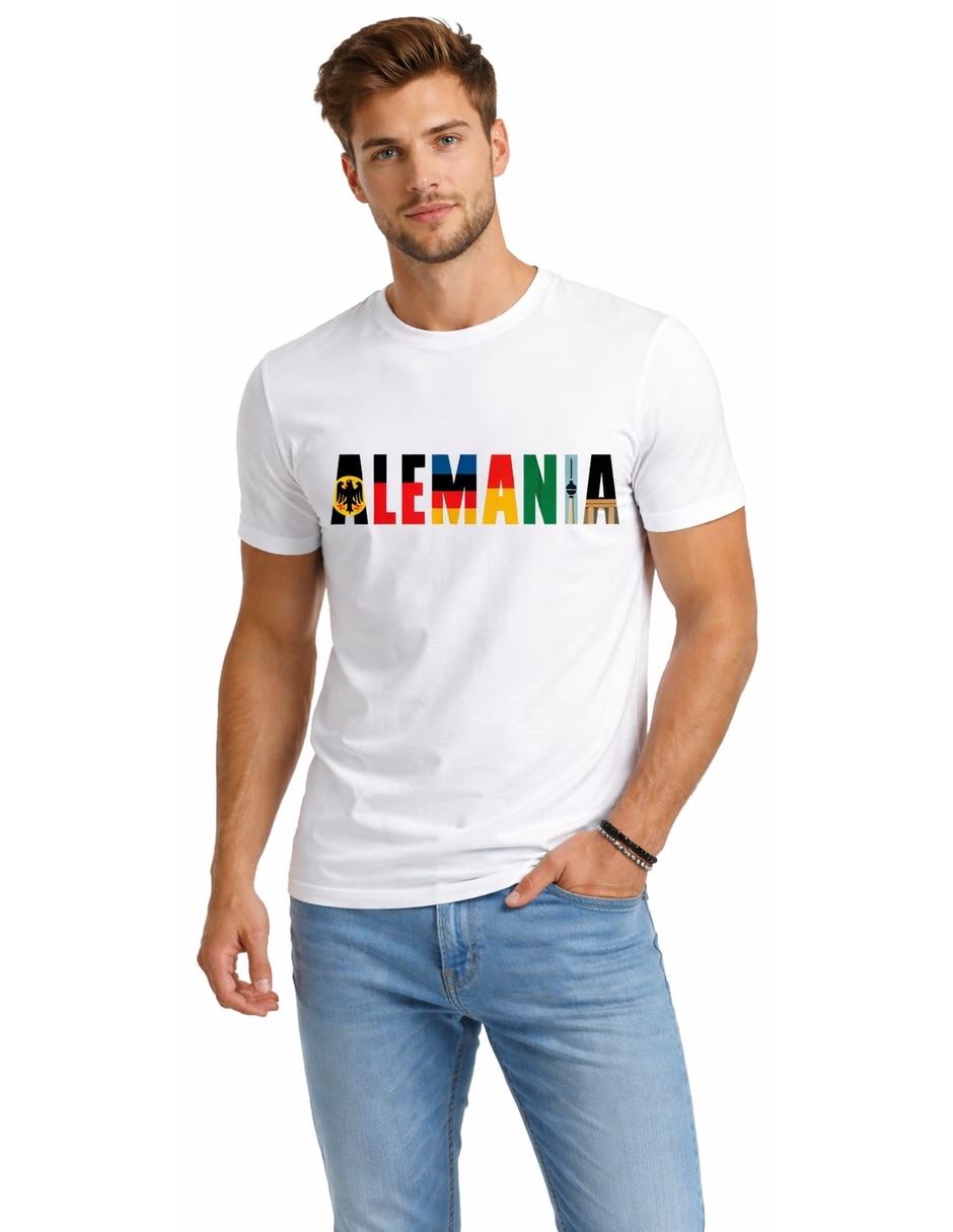 Playera cuello redondo para hombre