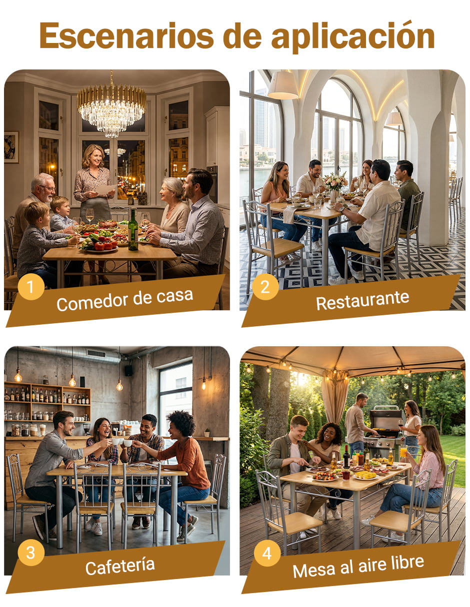 Comedor Nuestro Nido para 6 personas