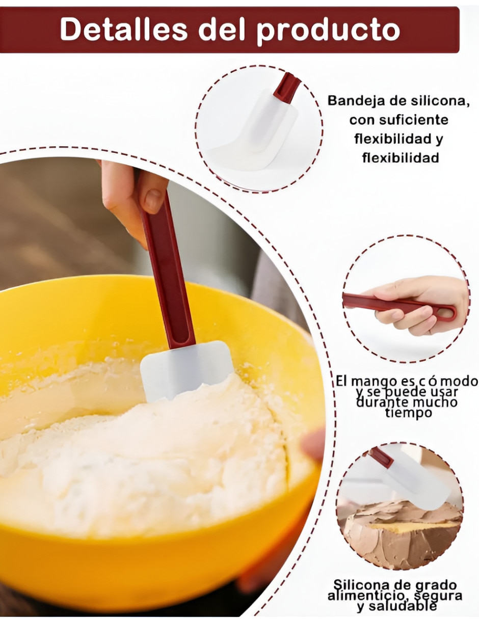 Set espátulas de silicón 2
