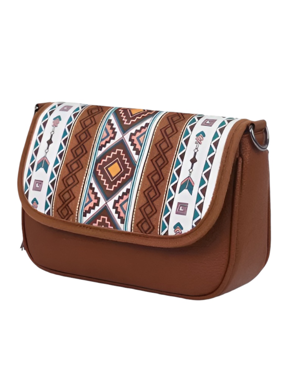 Bolsa bandolera de cuero mujer