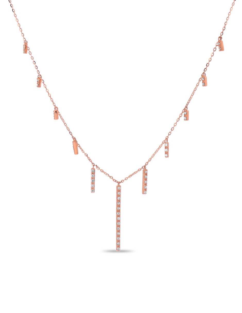 Gargantilla de oro rosa 14 K Gargantilla de oro rosa 14 K