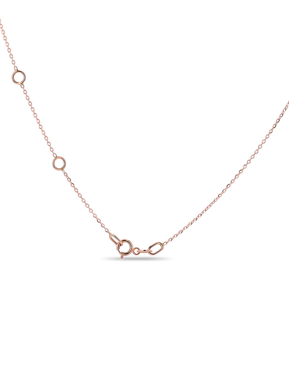 Gargantilla de oro rosa 14 K 4