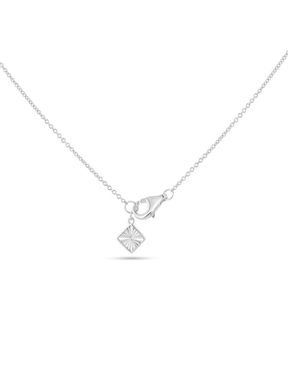 Gargantilla de oro blanco 14 k 4