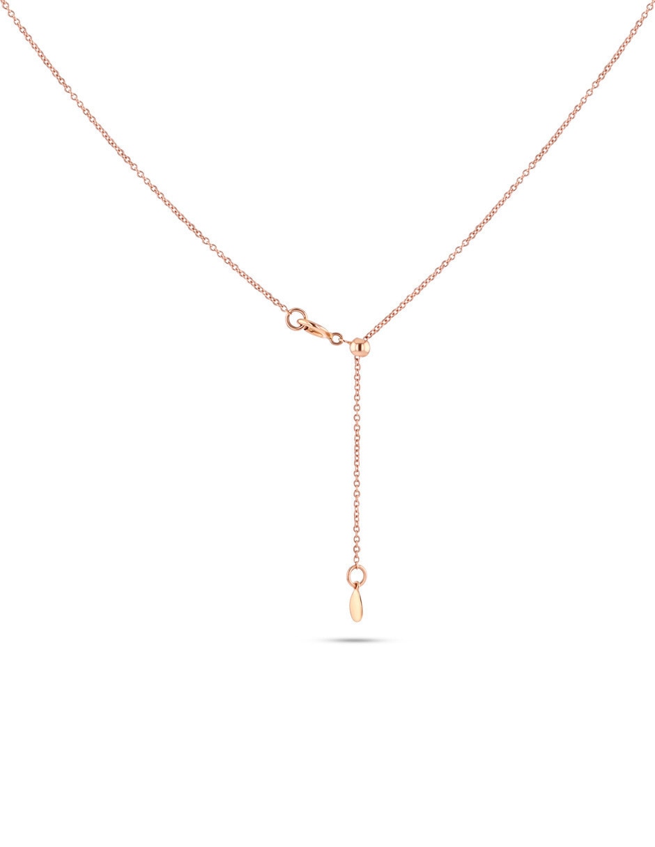 Collar de oro blanco 14 K 5