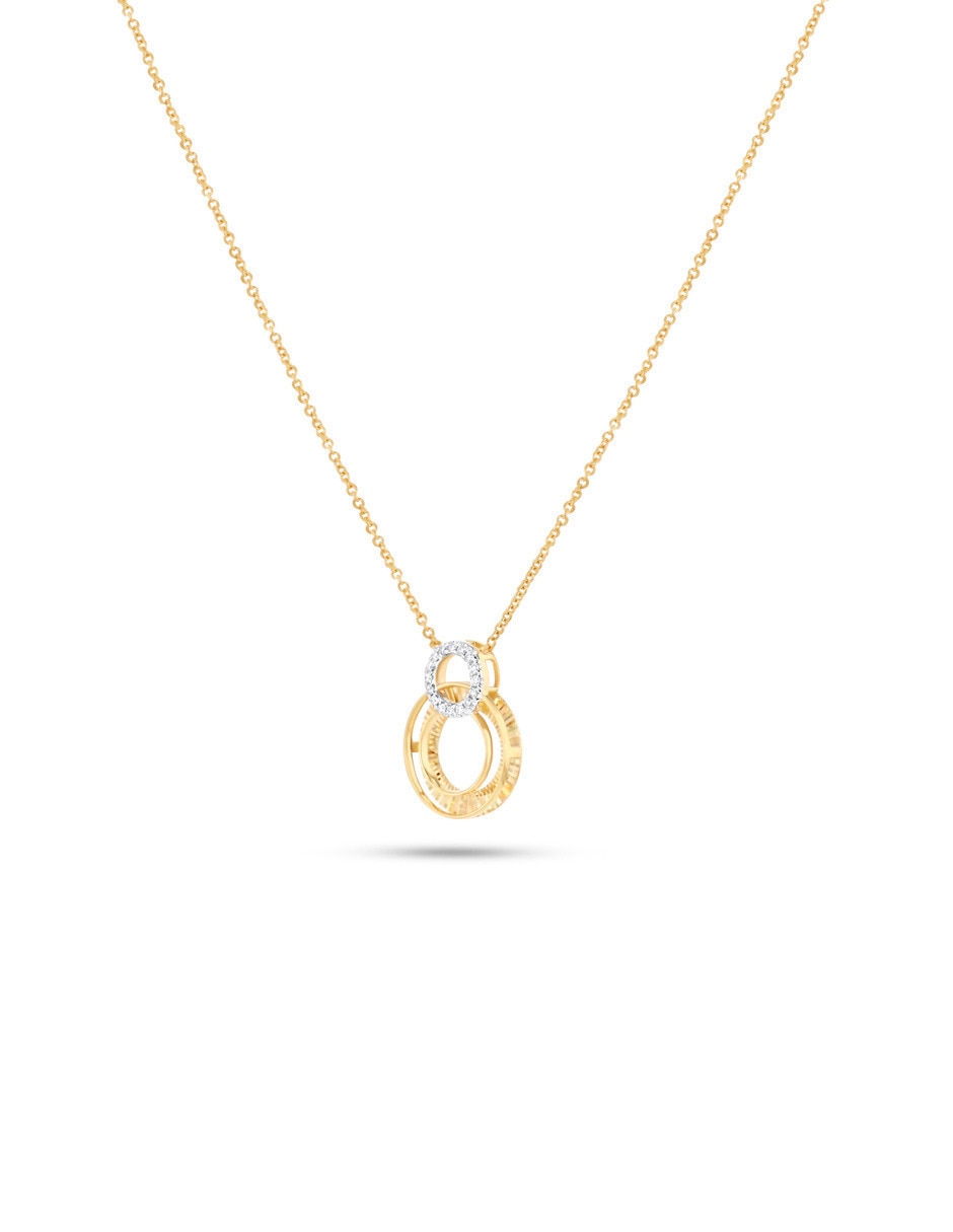 Collar de oro amarillo 14 K