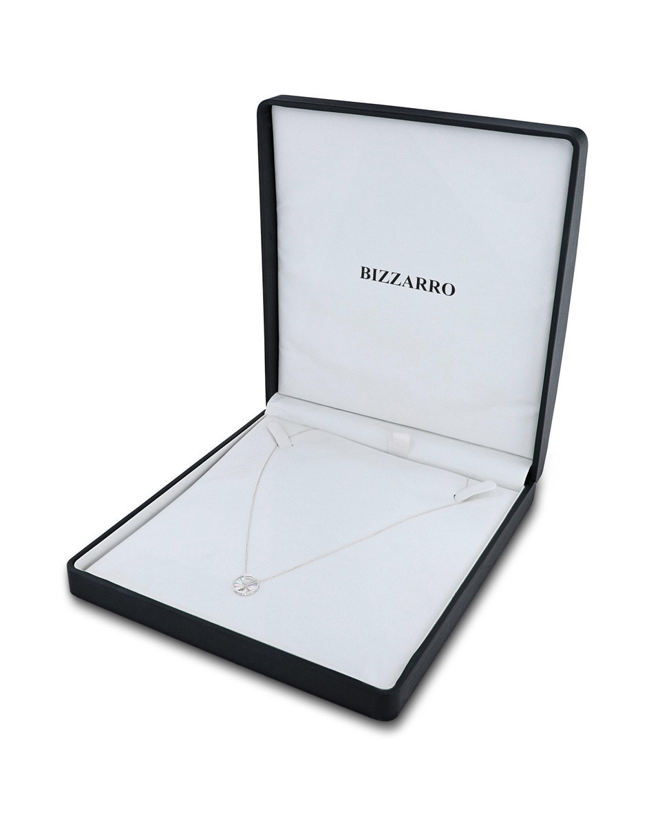 Gargantilla de oro blanco 14 K 3