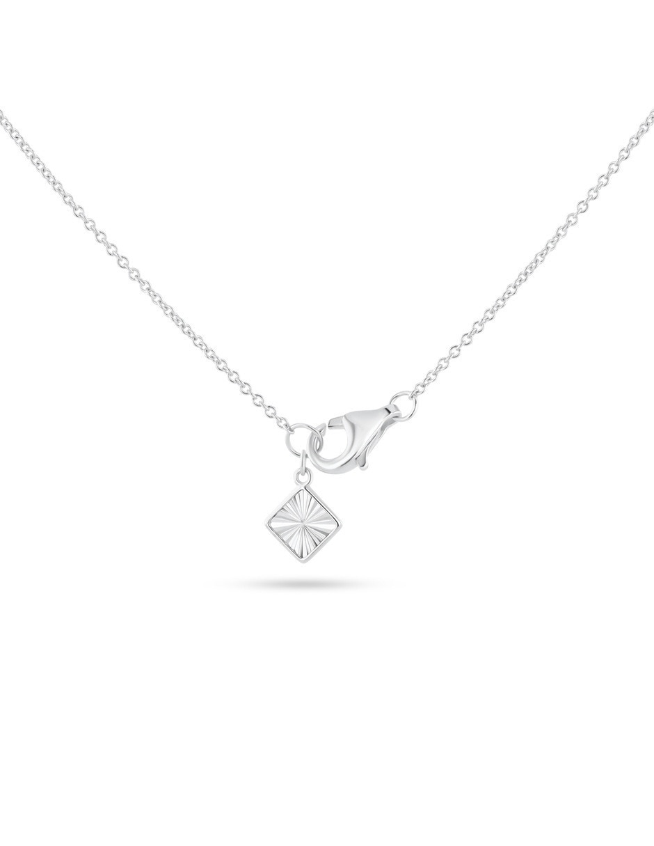 Gargantilla de oro blanco 14 K 4