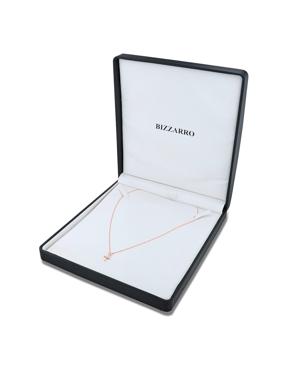 Collar de oro rosa 14 K 3