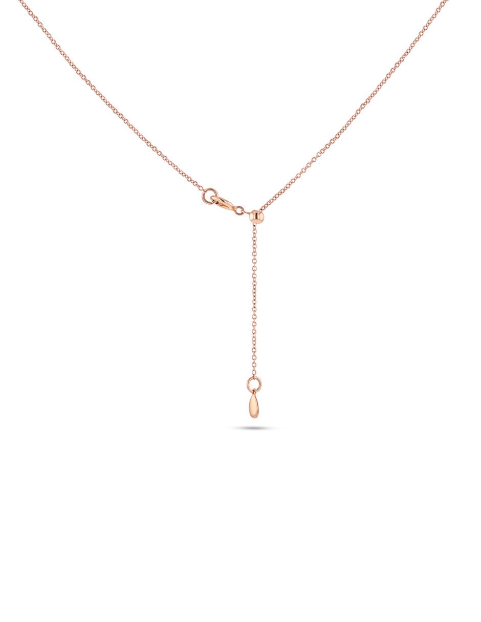 Collar de oro rosa 14 K 2