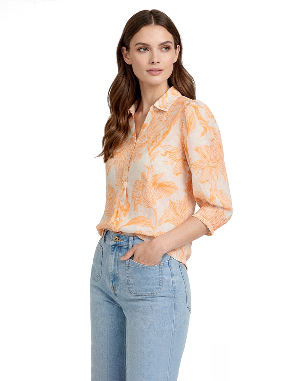 Blusa Foley's manga 3/4 para mujer