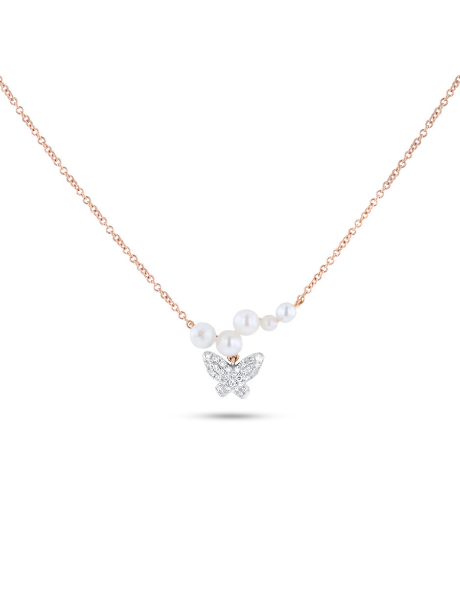 Gargantilla oro rosa 14 K