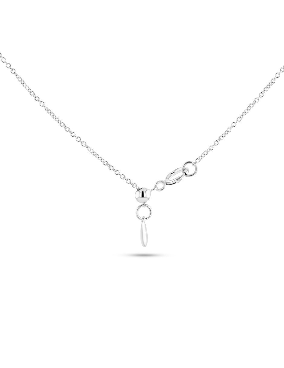 Gargantilla de oro blanco 14 K 5