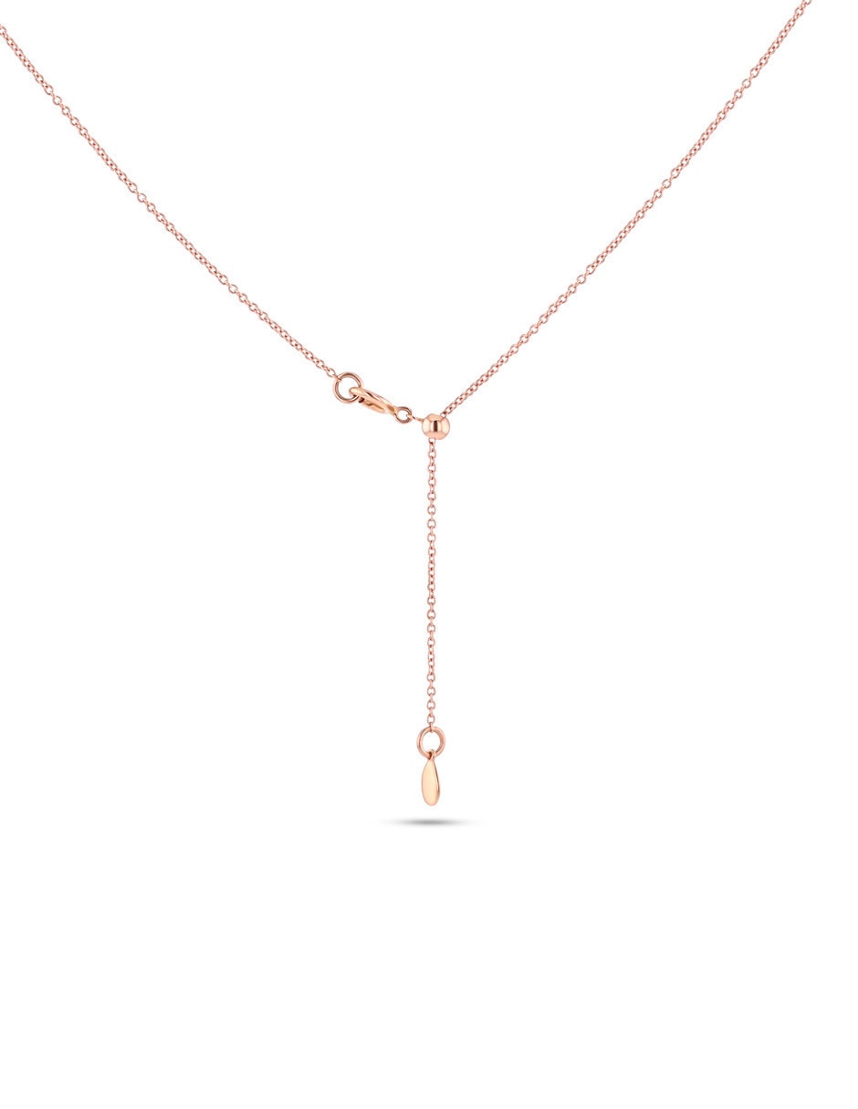 Gargantilla de oro rosa 14 K