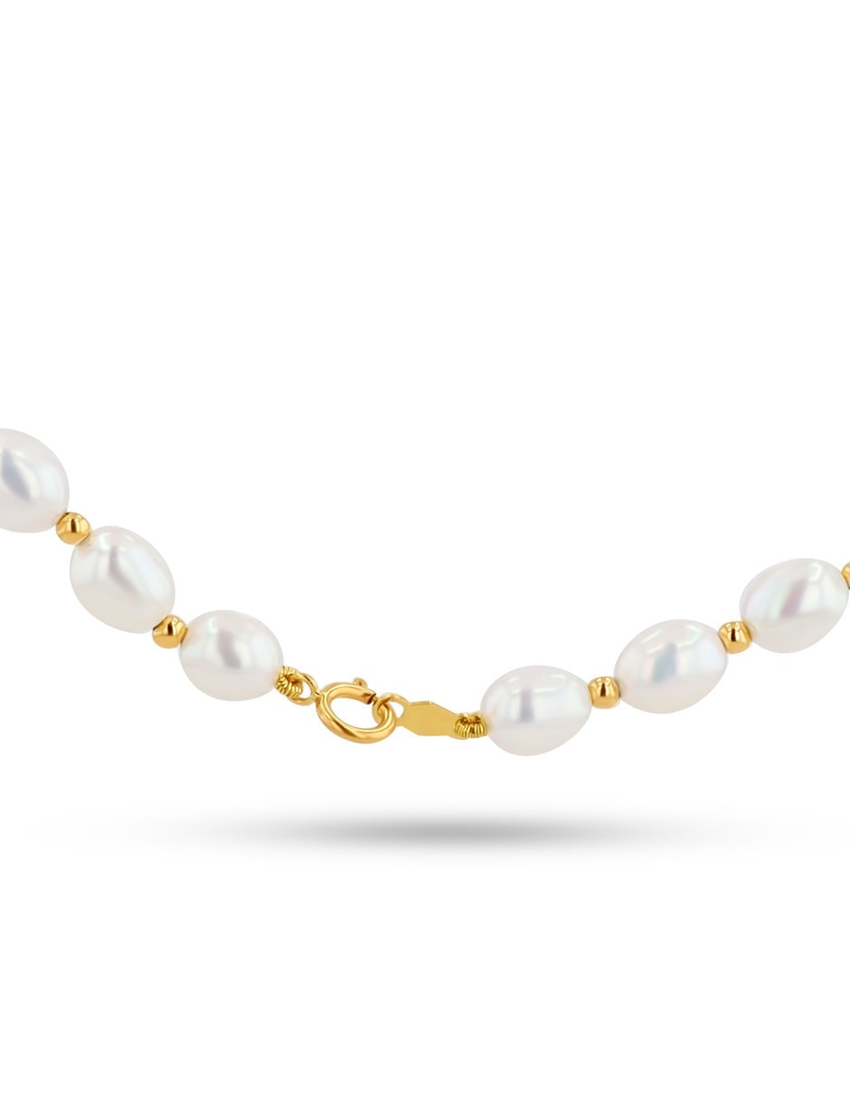 Collar de oro amarillo 14 K 5