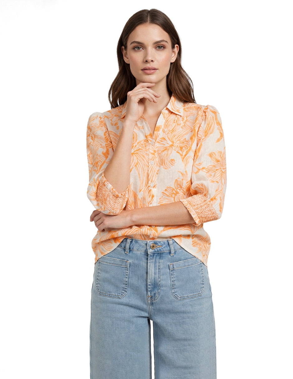 Blusa Foley's manga 3/4 para mujer