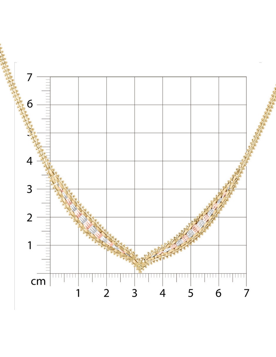 Gargantilla oro florentino 14 K 5