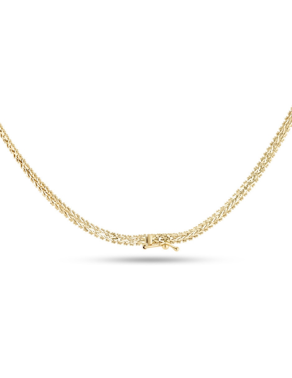 Gargantilla oro florentino 14 K 2