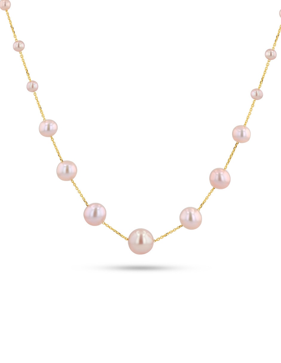 Collar de oro amarillo 14 K