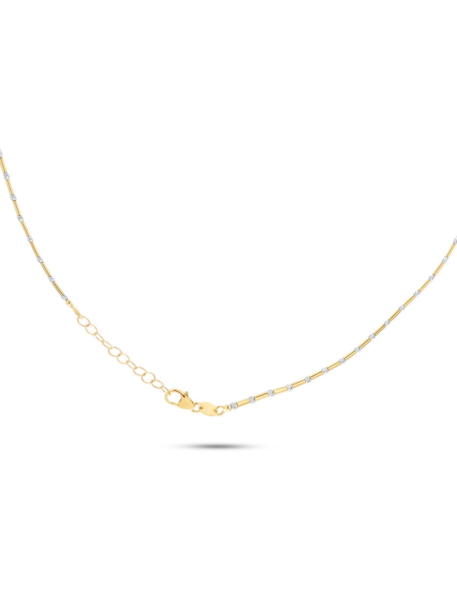 Gargantilla forma de esfera Joyerias Bizzarro de oro amarillo 14 K