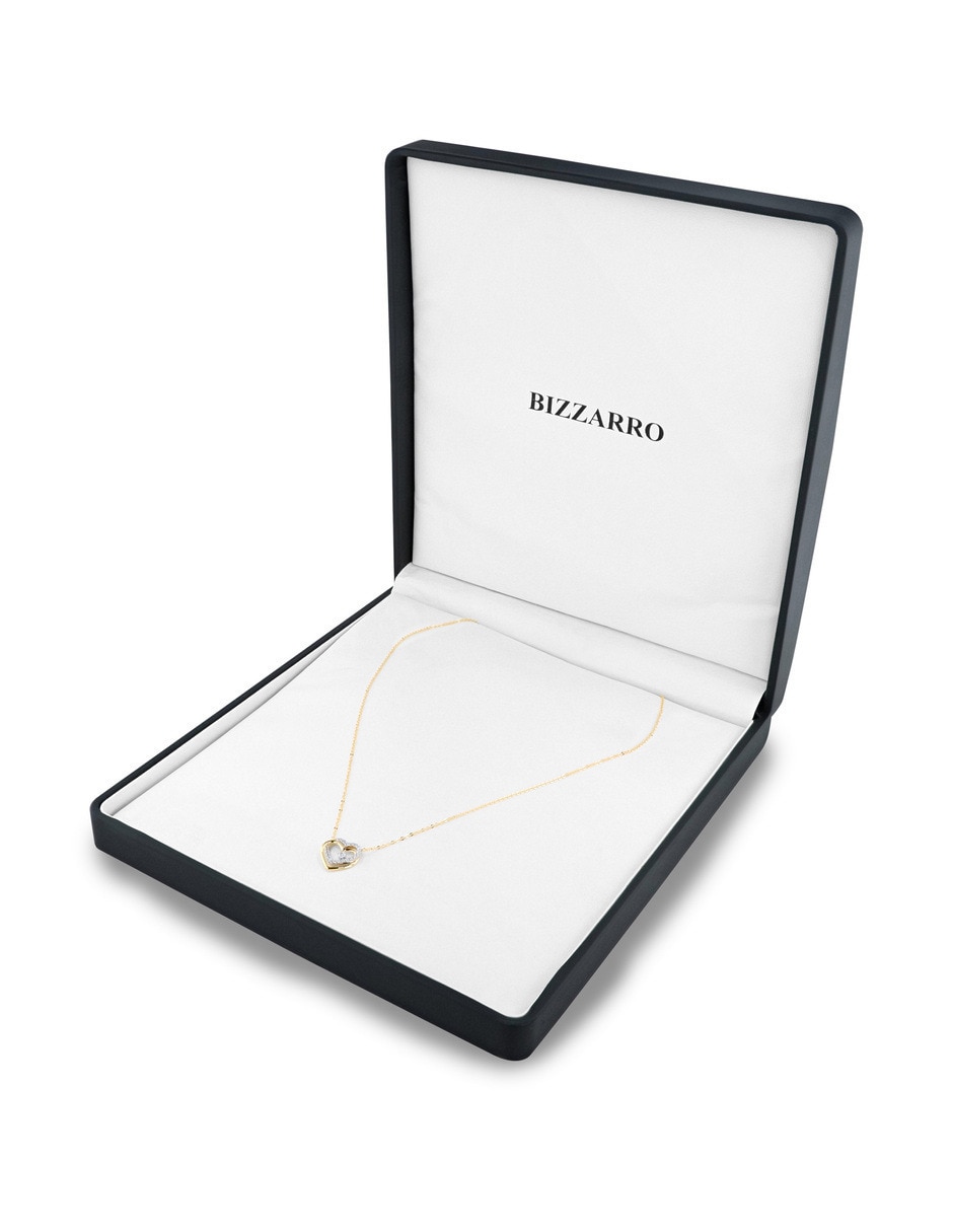 Gargantilla de corazón Joyerias Bizzarro de oro amarillo 10 K