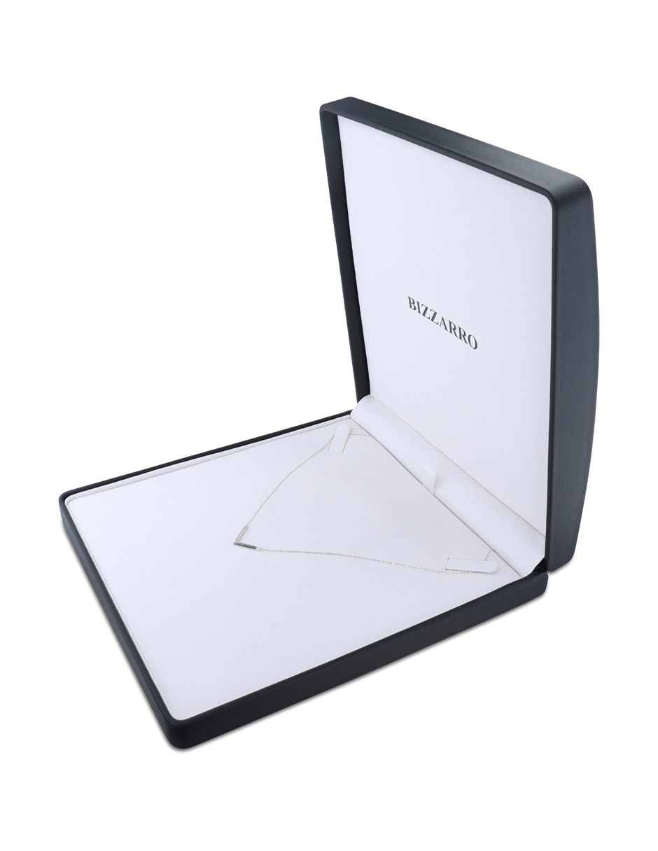 Gargantilla de oro blanco 14 K 5