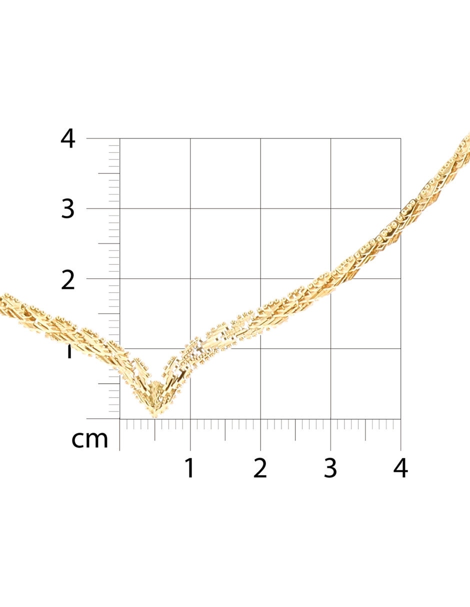 Gargantilla de oro amarillo 14 K 9