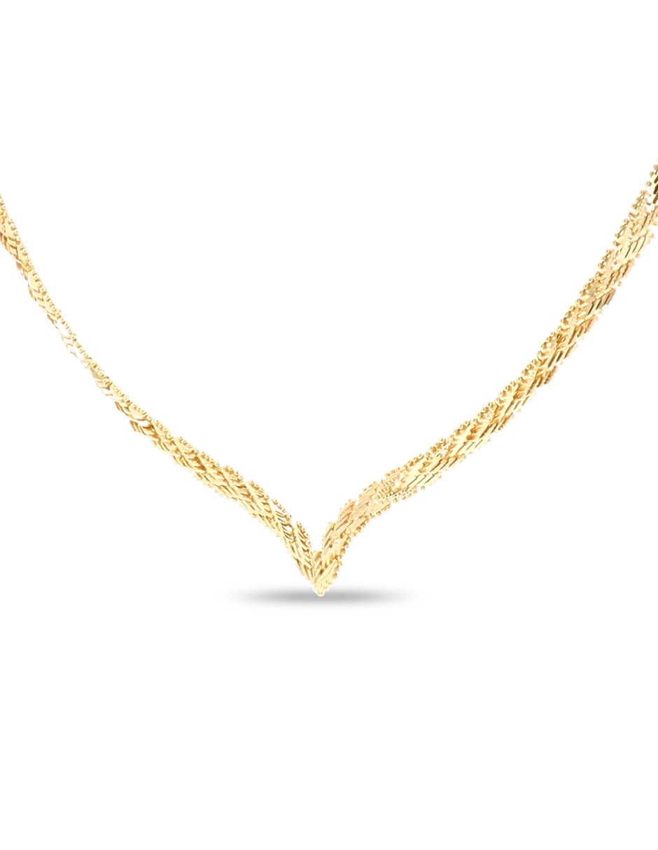 Gargantilla de oro amarillo 14 K 2