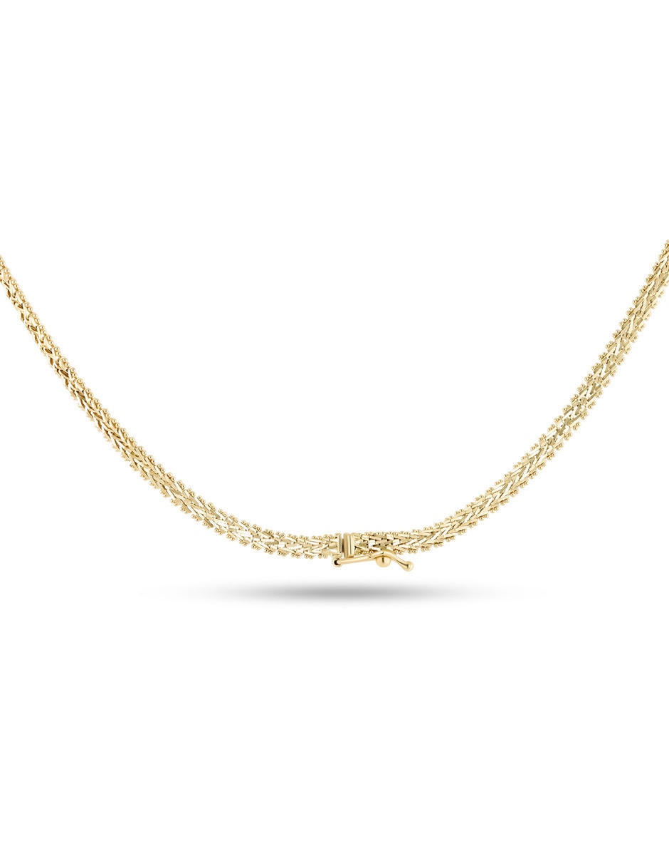 Gargantilla de oro florentino 14 K 3