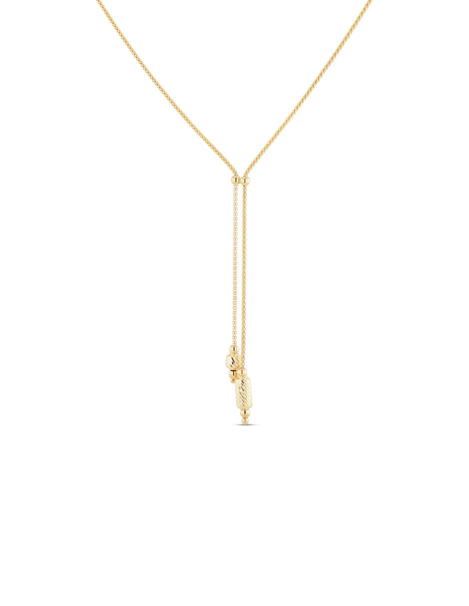 Collar de oro amarillo 14 K
