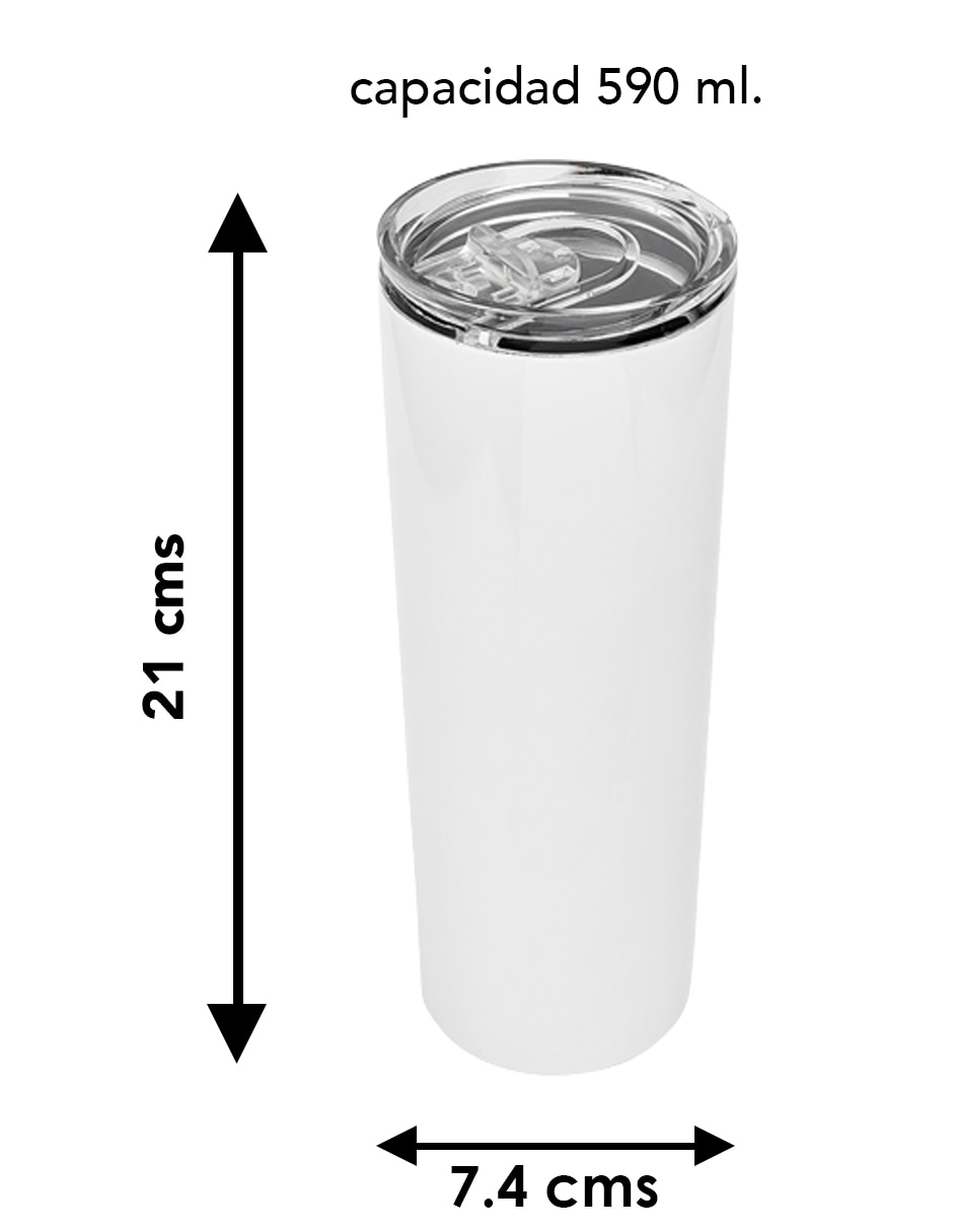 Set termo de acero inoxidable con tapa a presión 6