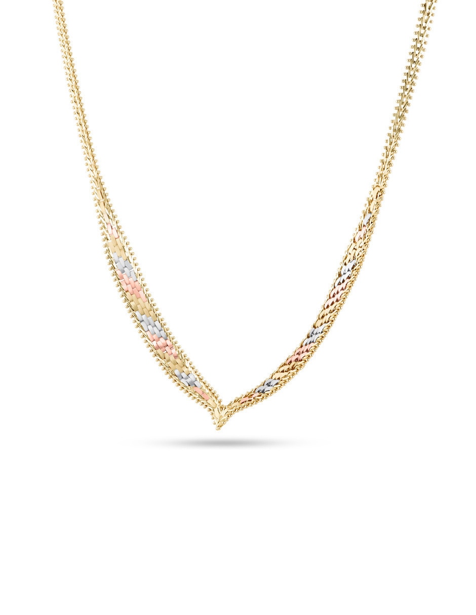 Gargantilla Joyerias Bizzarro de oro florentino 14 K