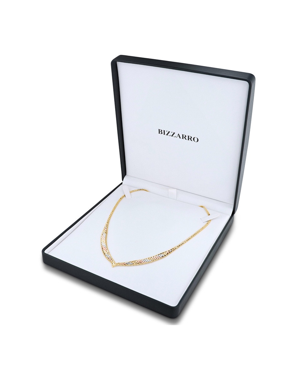 Gargantilla Joyerias Bizzarro de oro florentino 14 K