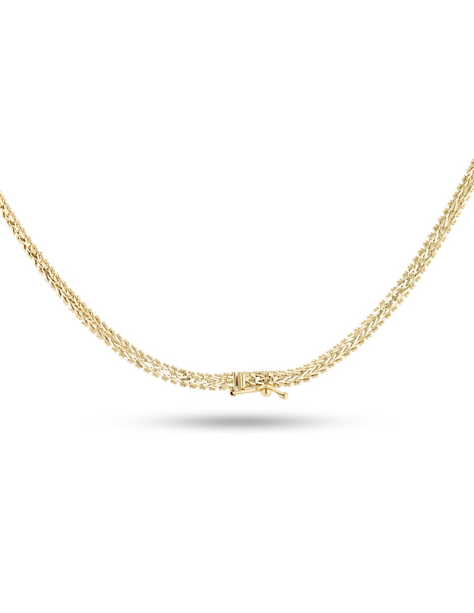Gargantilla Joyerias Bizzarro de oro florentino 14 K