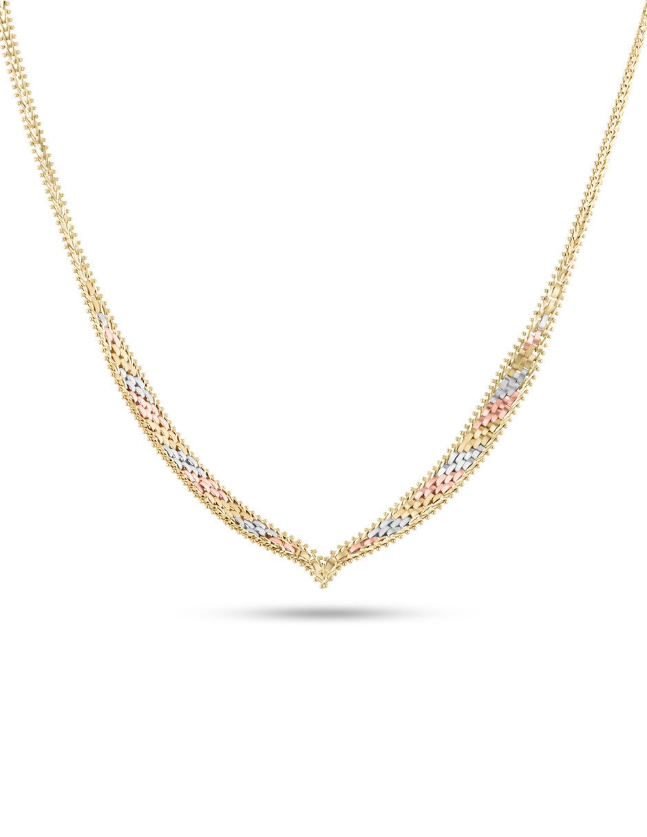 Gargantilla de oro florentino 14 K