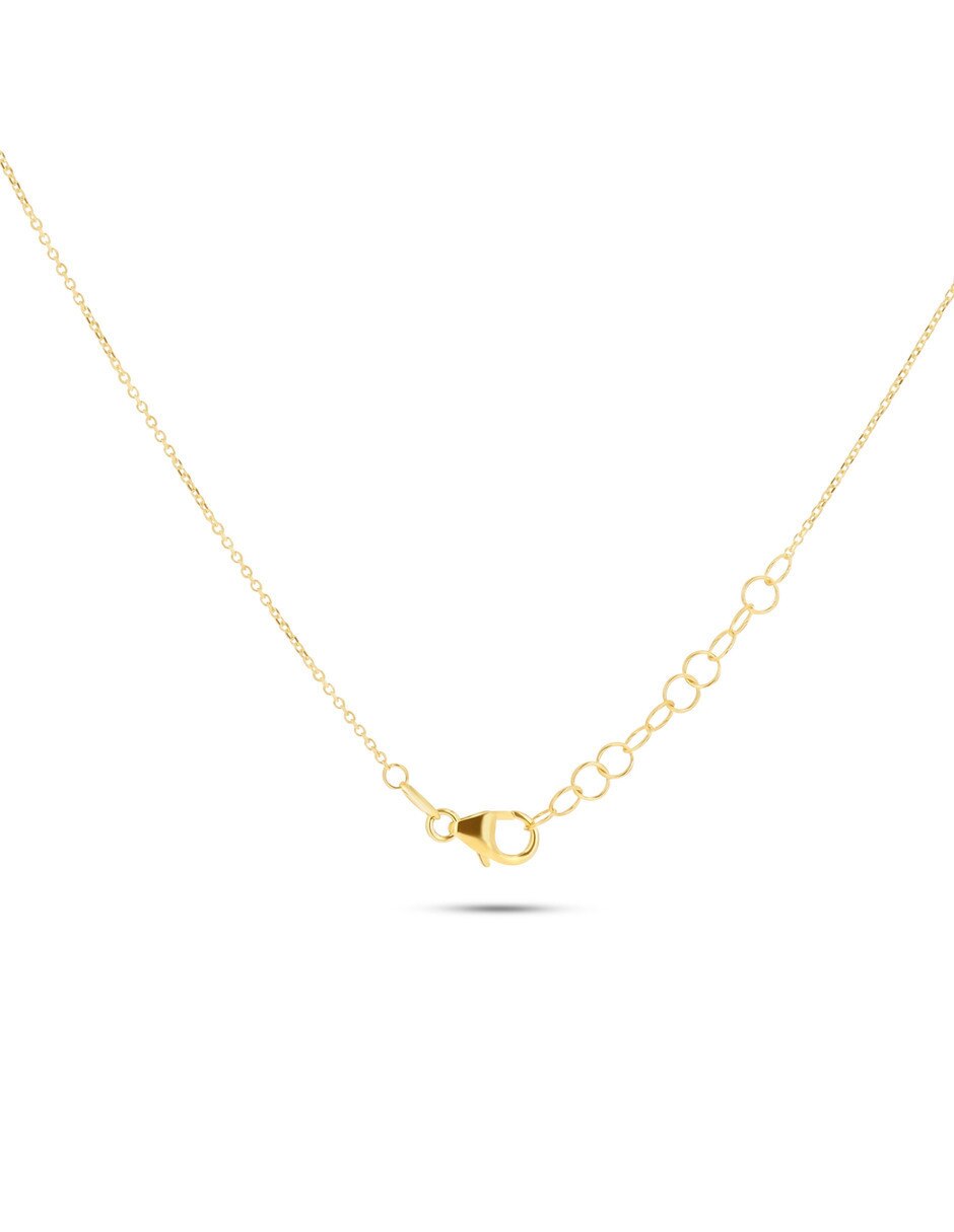 Collar esfera de oro amarillo 14 K